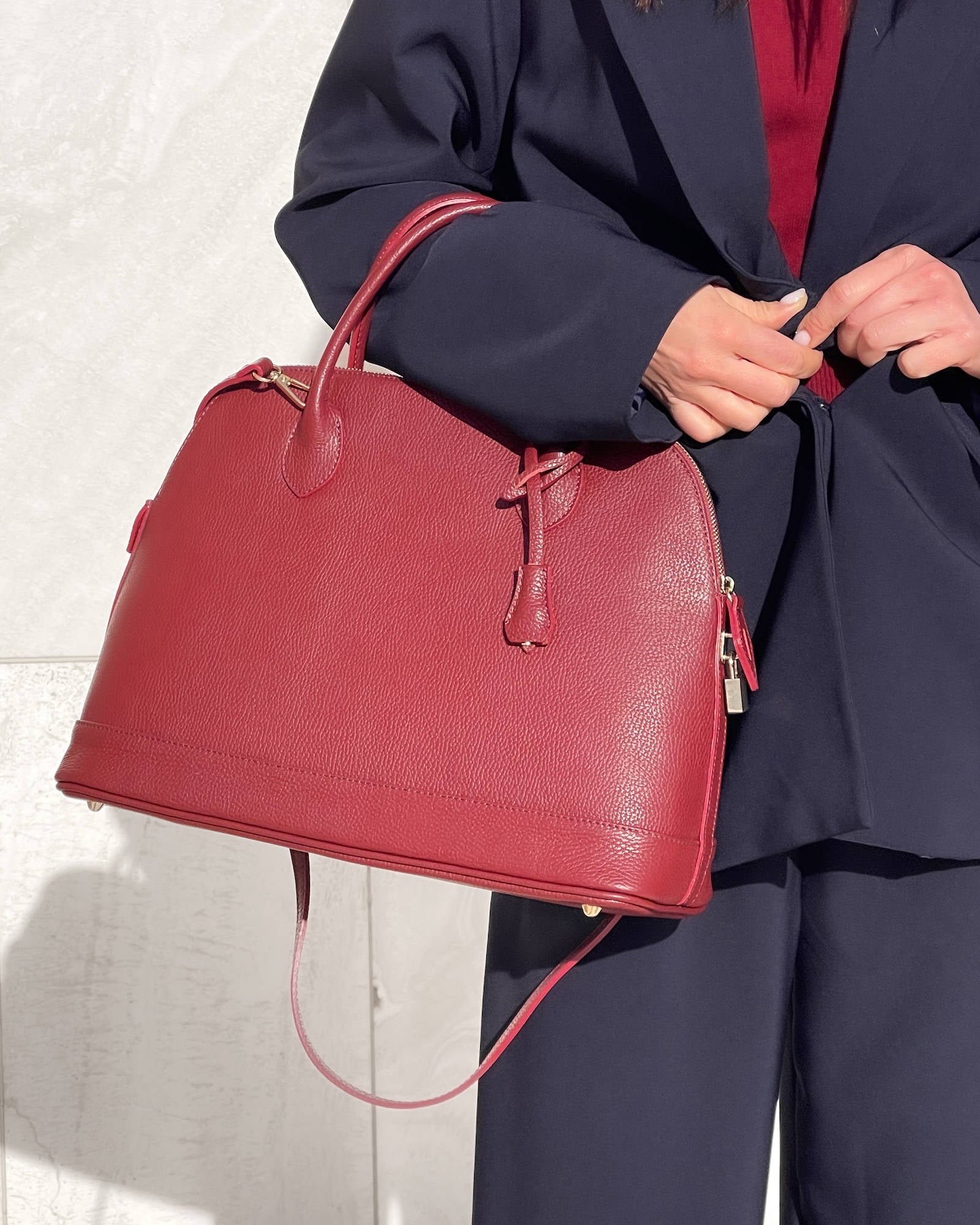 GABRIELLE BAG BORGOGNA