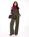 PANTALONE VELLUTO DORIAN VERDE MILITARY