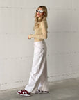TOP IN PIZZO GIALLO BURRO