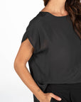 BLUSA GIGLIO NERO