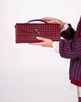 POCHETTE UNIQUE WINE RED