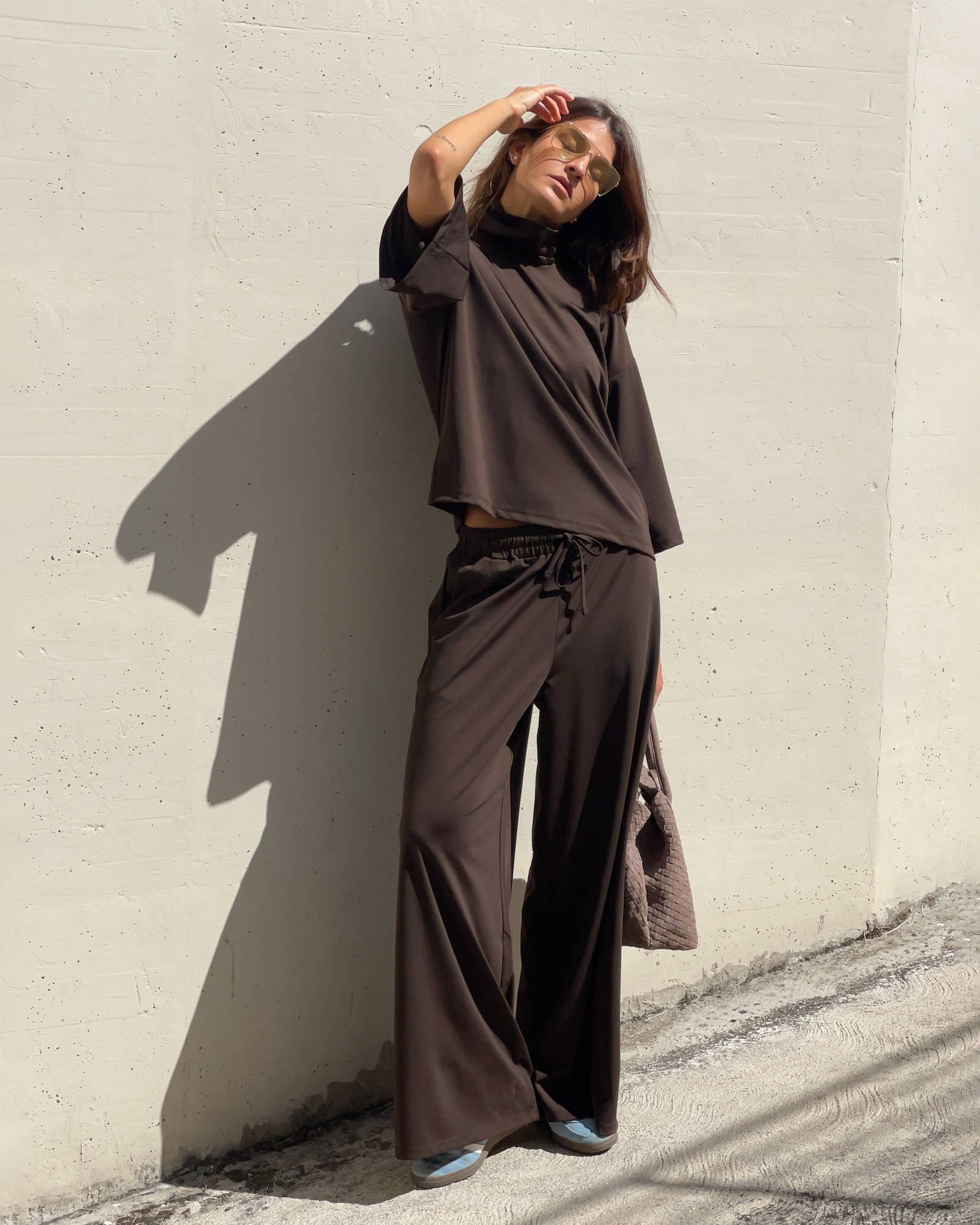 PANTALONE PALAZZO MOLINA CHOCO