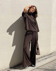 PANTALONE PALAZZO MOLINA CHOCO