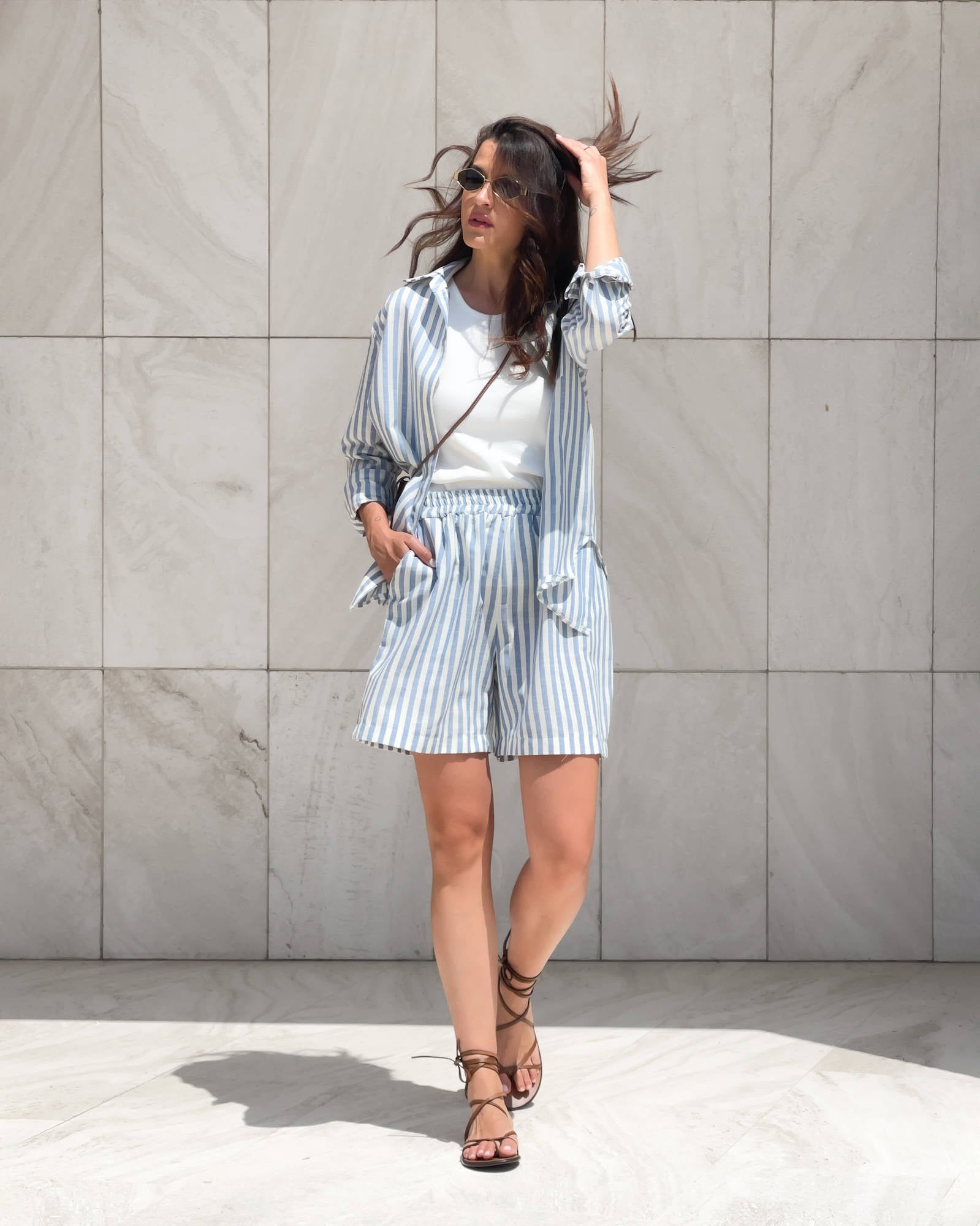 CAMICIA LEVANTE CELESTE