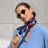 FOULARD EVORA BLU