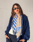 FOULARD ESPOSENDE BLU