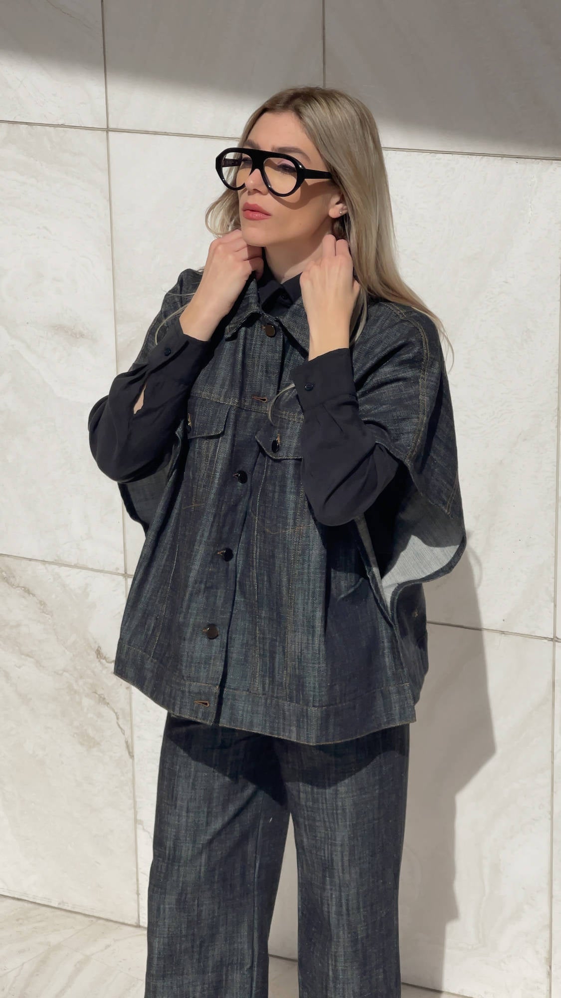 PANTALONE DENIM FRANKLIN NERO