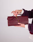 POCHETTE UNIQUE WINE RED