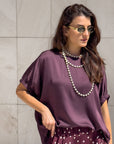 BLUSA VIVIAN VINO