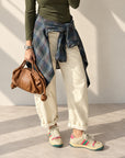 CAMICIA CHECK LORA OLIVA