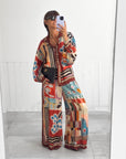 PANTALONE KAROL STAMPA ETNIC