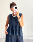 COMPLETO IN LINO BOERO BLU