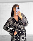 CAMICIA BANDANA NERO