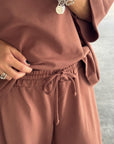 PANTALONE FELPA MOVIRA CAPPUCCINO