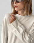 T-SHIRT OVER DERRY BIANCO