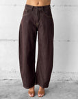 DENIM BALLOON CHOCO