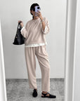 SET JANET JOGGER SAND