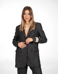 GIACCA DERNA FL GESSATO GRIGIO