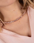 COLLANA GIROCOLLO HELLE ROSA
