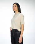 POLO IN MAGLIA POLINA SABBIA