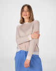 MAGLIA HELENA BIANCO FANGO