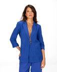 GIACCA CHLOE BLU VIOLA