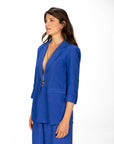 GIACCA CHLOE BLU VIOLA