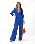 GIACCA CHLOE BLU VIOLA
