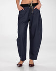 PANTALONE ASAKO PE BLU GESSATO
