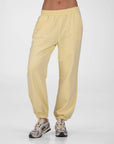 PANTALONE IN FELPA COIMBRA GIALLINO