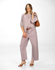 PANTALONE NADINA LAVANDA BLU