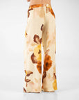 PANTALONE FLOWER CHLOE GIALLO CREMA