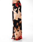 PANTALONE FLOWER CHLOE NERO