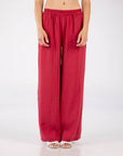 PANTALONE HAZEL ROSSO