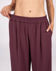 PANTALONE LISBONA MELANZANA