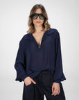 CAMICIA GIGLIO PE BLU