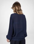 CAMICIA GIGLIO PE BLU