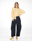 CAMICIA VIVIAN POIS GIALLO TABACCO