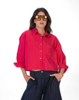 CAMICIA AVA LACCA ROSSO