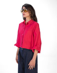 CAMICIA AVA LACCA ROSSO