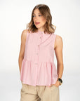 TOP CAMICIA MAYA ROSA