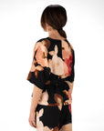 BLUSA FLOWER CHLOE NERO