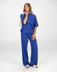 BLUSA CHLOE BLU VIOLA