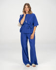 BLUSA CHLOE BLU VIOLA