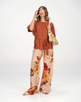 BLUSA CHLOE BRICK