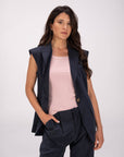 GILET COHEN BLU NAVY