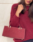 BORSA IN PELLE CELINA BORDEAUX