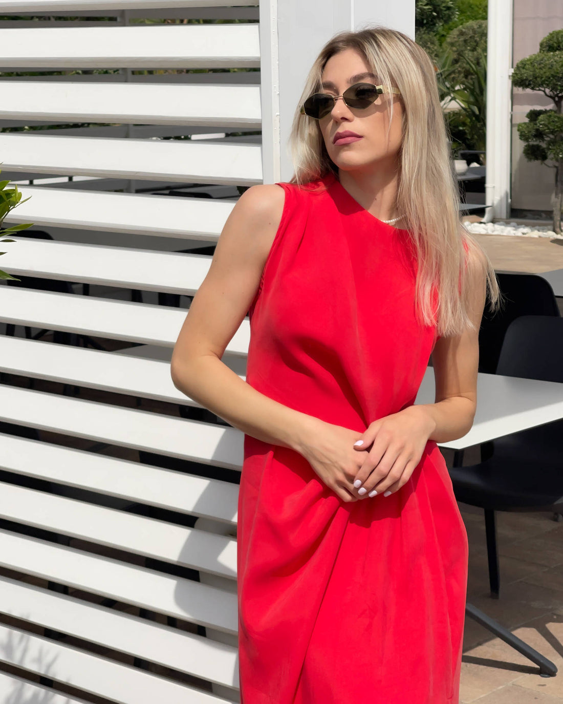 ABITO NATALIE ROSSO