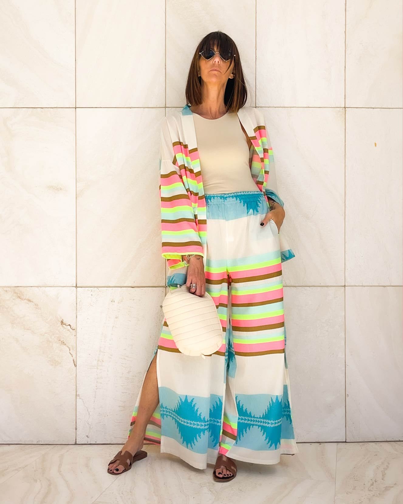 KIMONO AZTECO FLUO