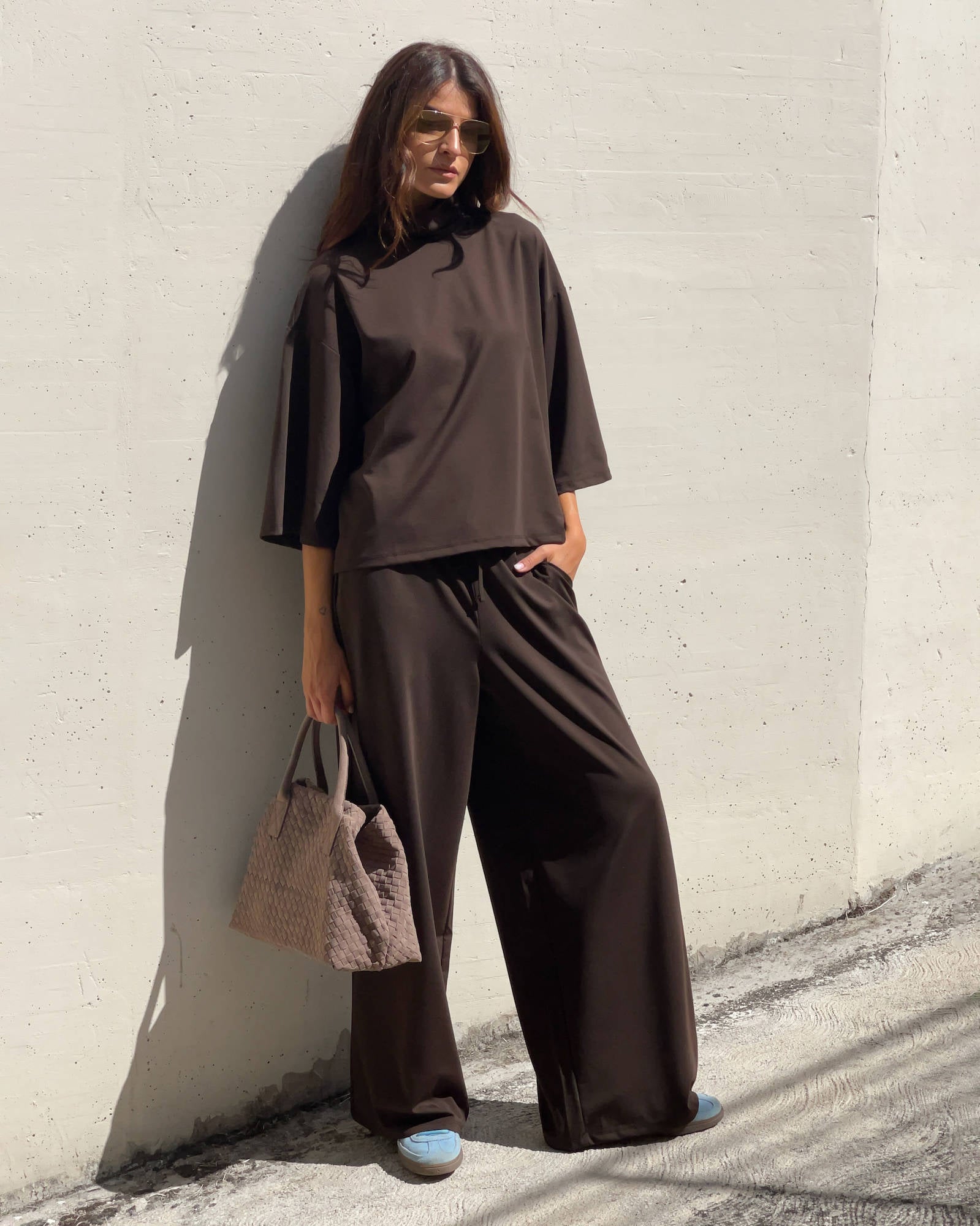 PANTALONE PALAZZO MOLINA CHOCO